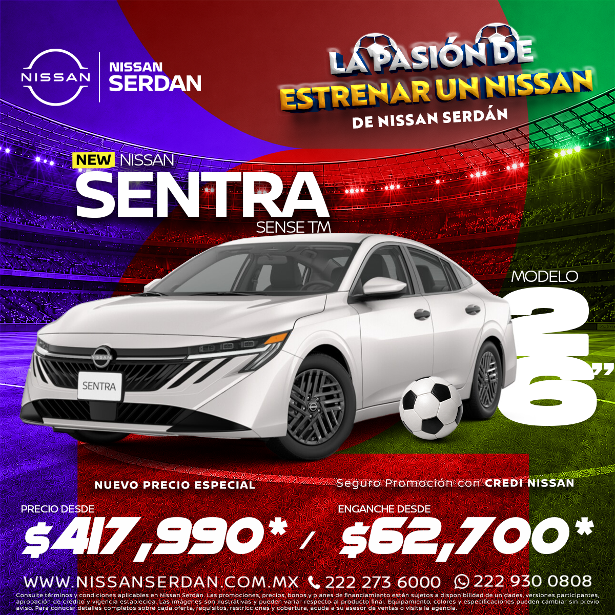 NISSAN SENTRA 2026
