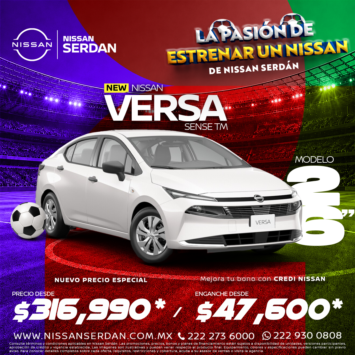 NISSAN VERSA 2026