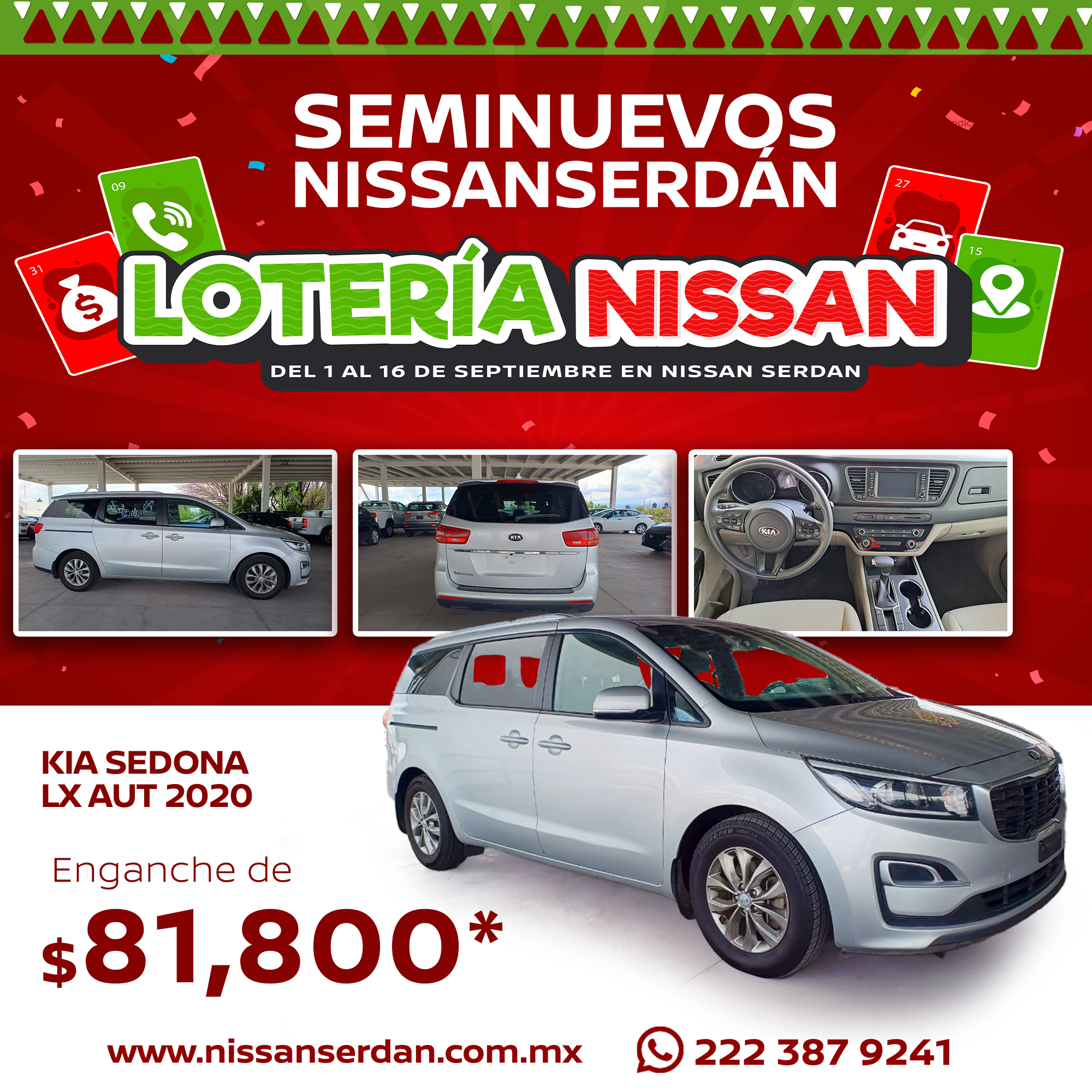 KIA SEDONA LX AUT 2020